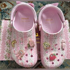 SOLD Brand new - CROCS x LoveShackFancy Size J3